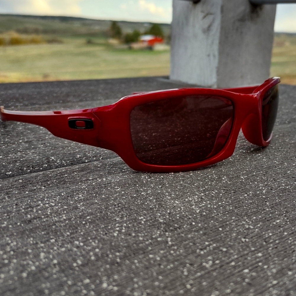 Polarized OAKLEY Fives Sunglasses (4+1)² Red  26-201